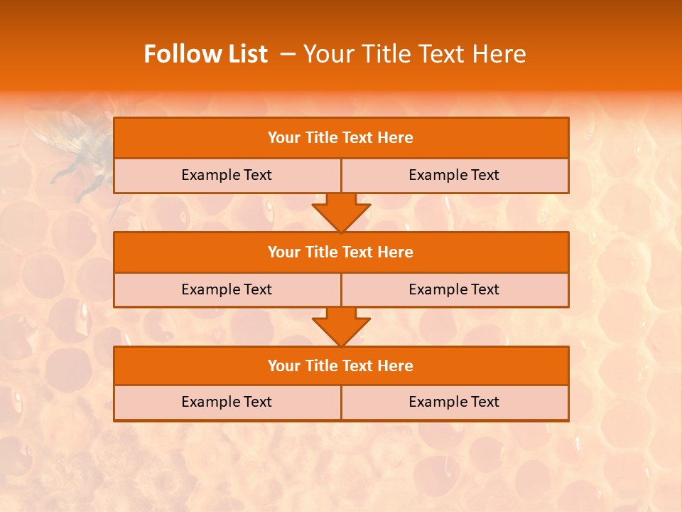 Honeycomb Worker Industrious PowerPoint Template