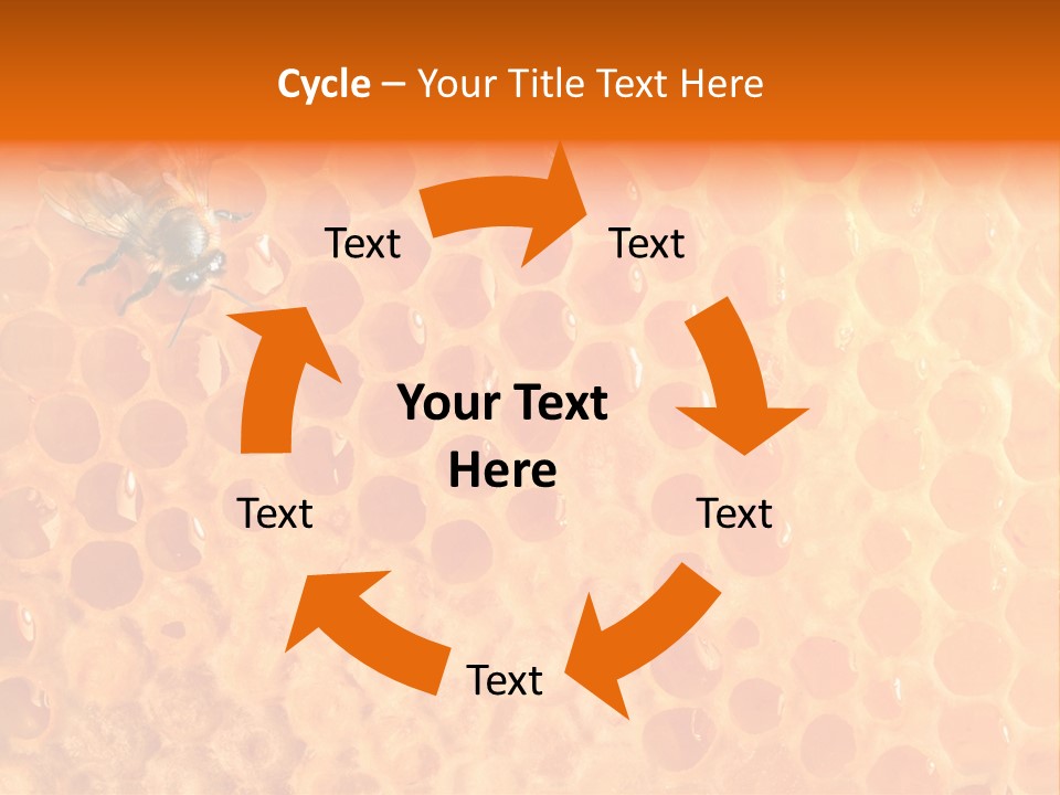 Honeycomb Worker Industrious PowerPoint Template