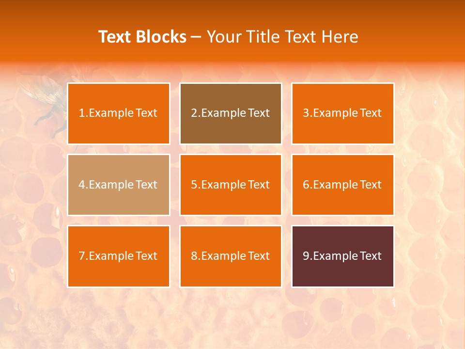 Honeycomb Worker Industrious PowerPoint Template