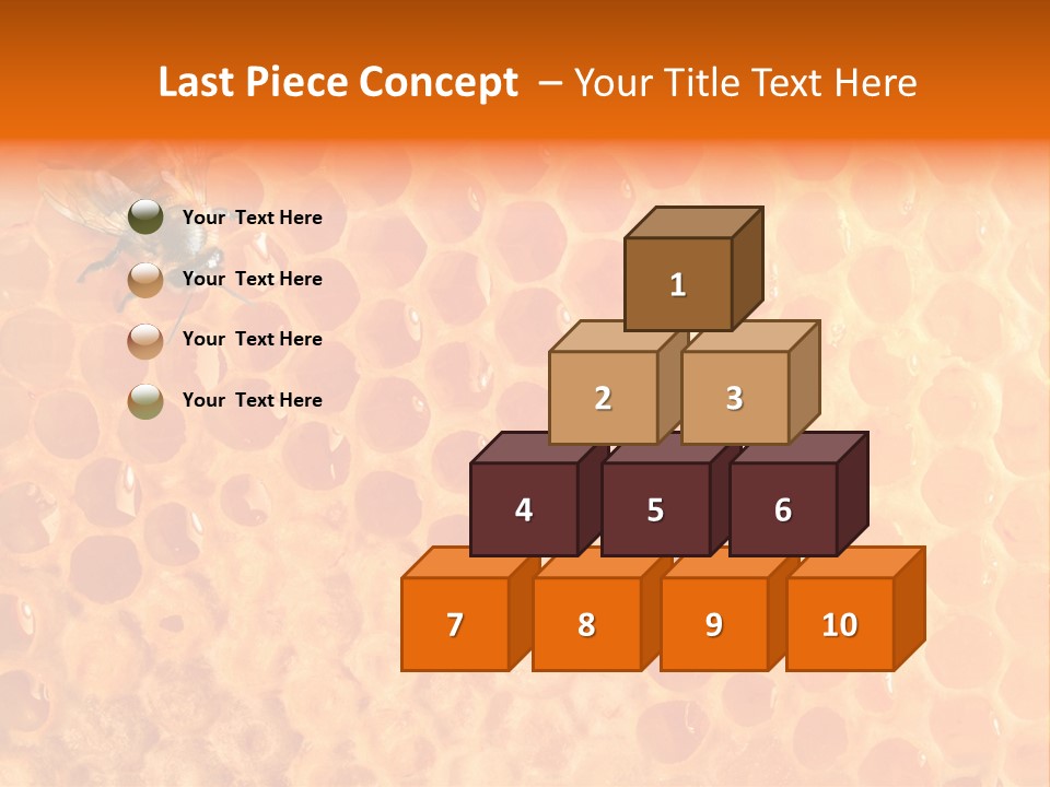 Honeycomb Worker Industrious PowerPoint Template
