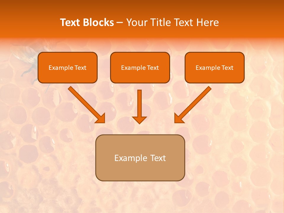 Honeycomb Worker Industrious PowerPoint Template