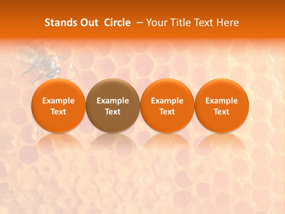 Honeycomb Worker Industrious PowerPoint Template