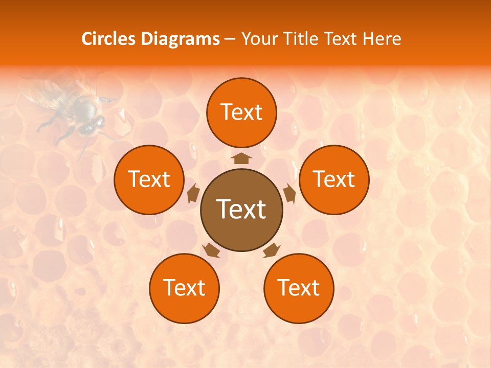 Honeycomb Worker Industrious PowerPoint Template