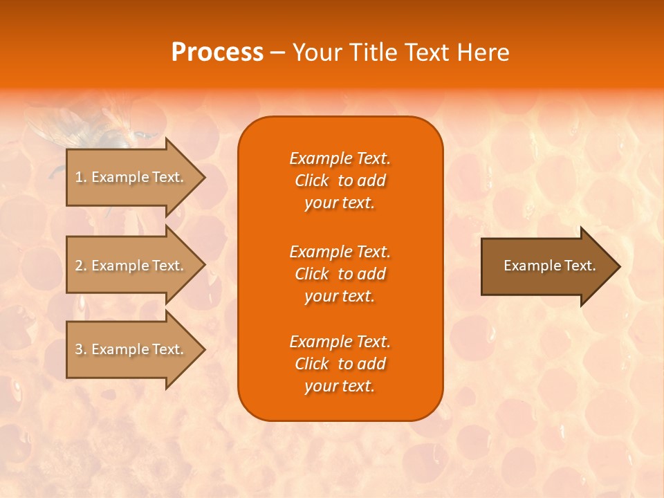 Honeycomb Worker Industrious PowerPoint Template