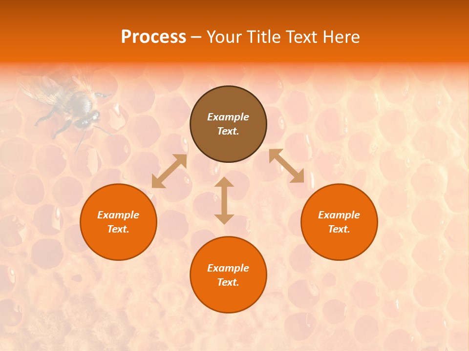 Honeycomb Worker Industrious PowerPoint Template