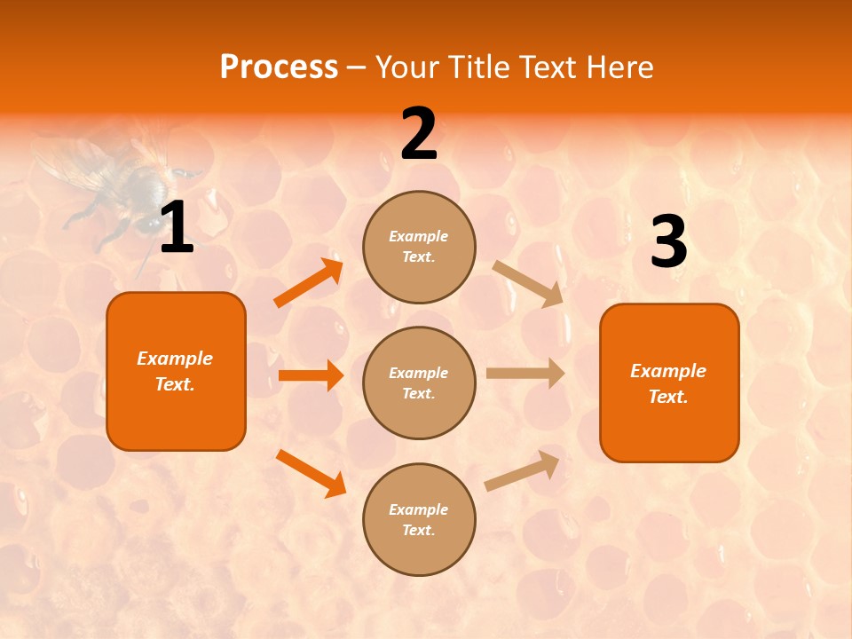 Honeycomb Worker Industrious PowerPoint Template