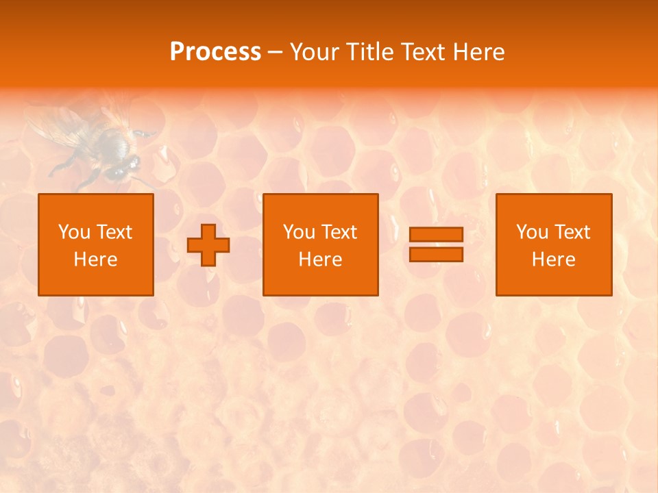 Honeycomb Worker Industrious PowerPoint Template