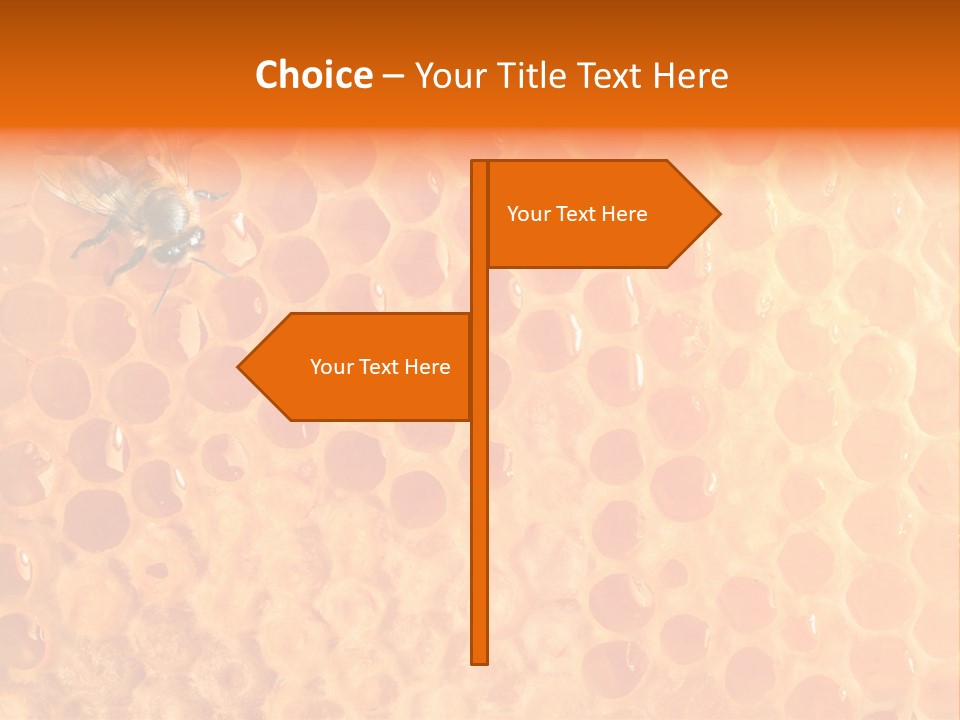 Honeycomb Worker Industrious PowerPoint Template