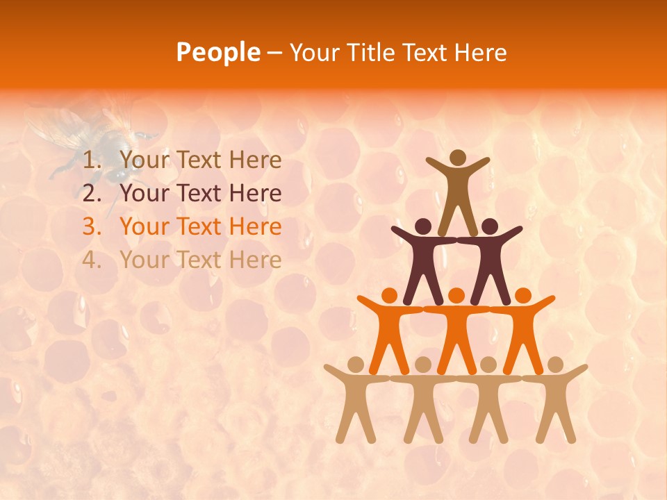 Honeycomb Worker Industrious PowerPoint Template