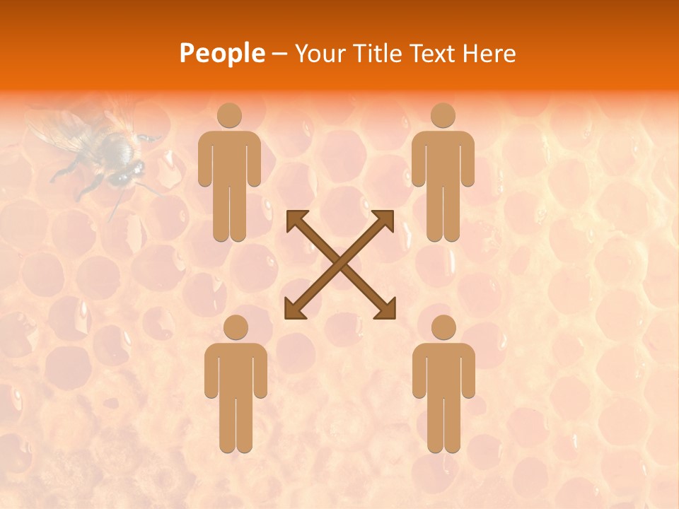 Honeycomb Worker Industrious PowerPoint Template