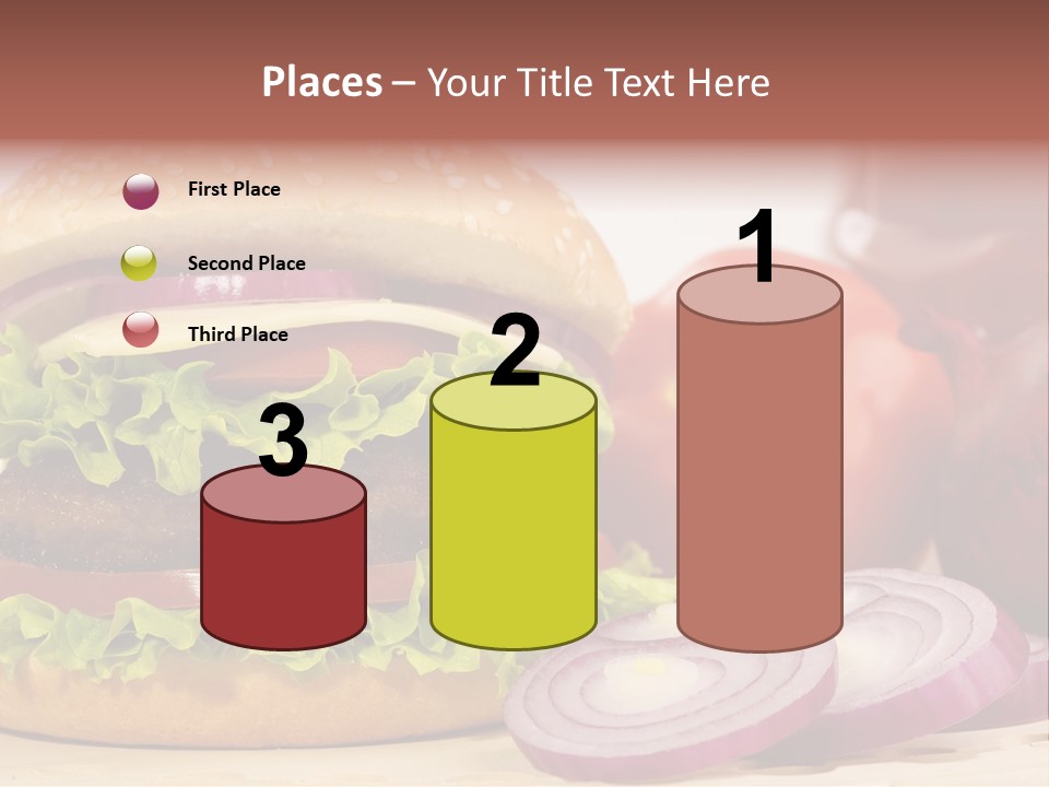 Hamburger Lettuce Broil PowerPoint Template