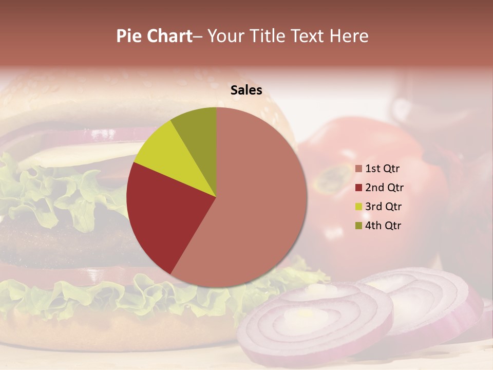 Hamburger Lettuce Broil PowerPoint Template
