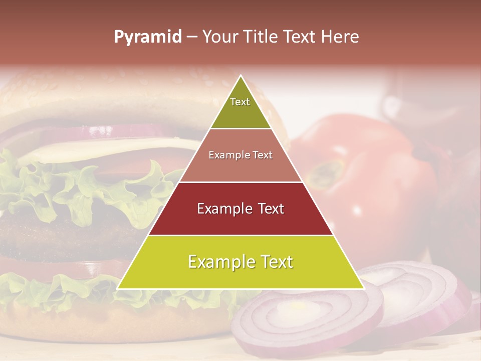 Hamburger Lettuce Broil PowerPoint Template