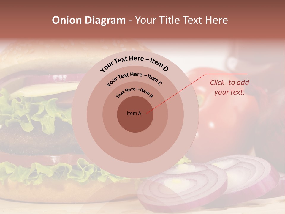 Hamburger Lettuce Broil PowerPoint Template