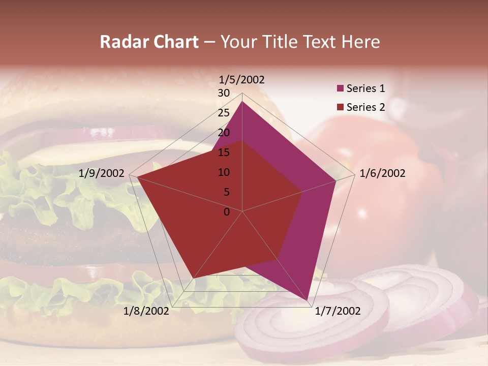 Hamburger Lettuce Broil PowerPoint Template