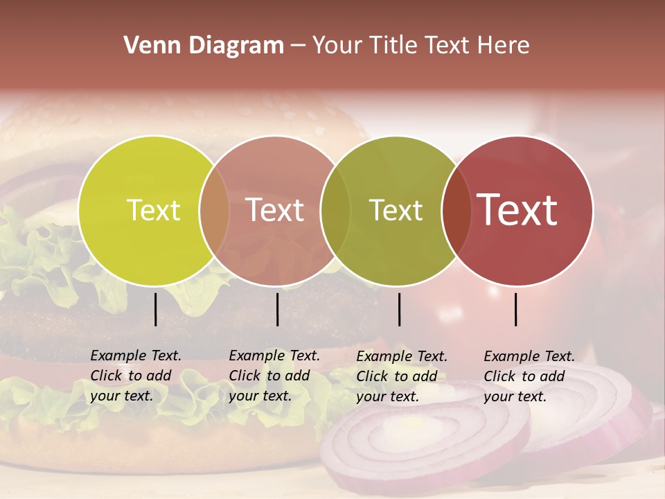 Hamburger Lettuce Broil PowerPoint Template