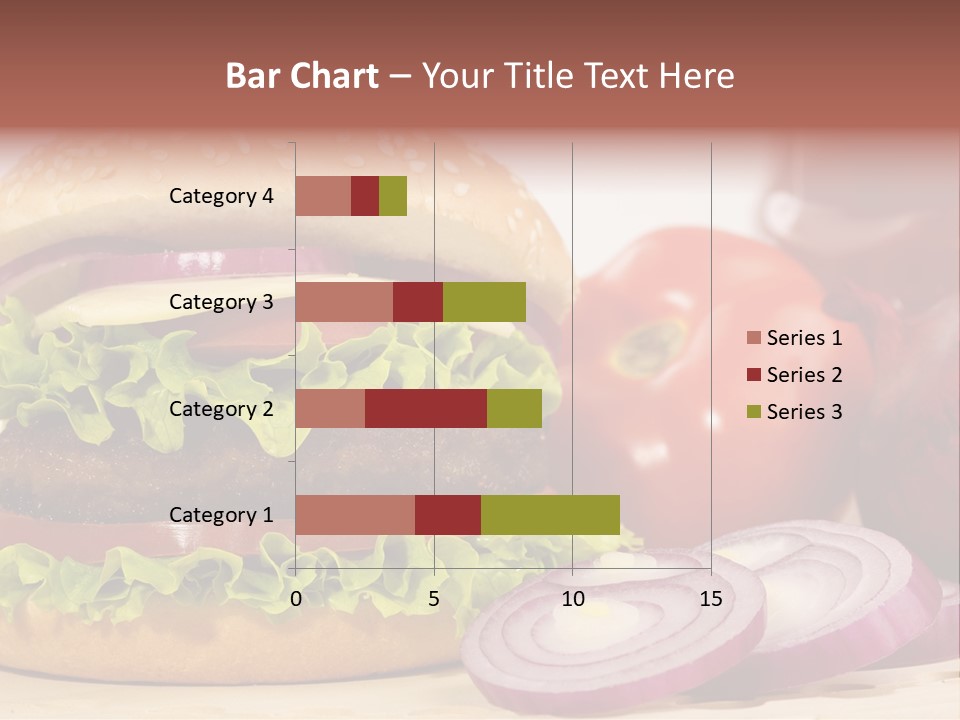 Hamburger Lettuce Broil PowerPoint Template