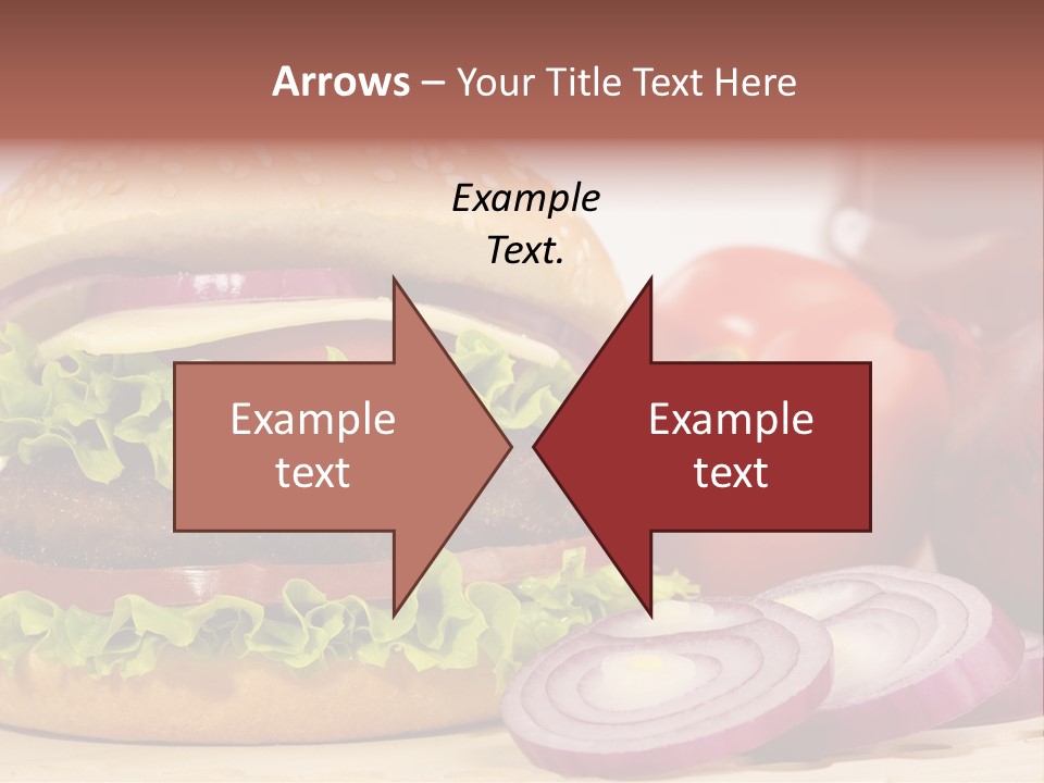 Hamburger Lettuce Broil PowerPoint Template