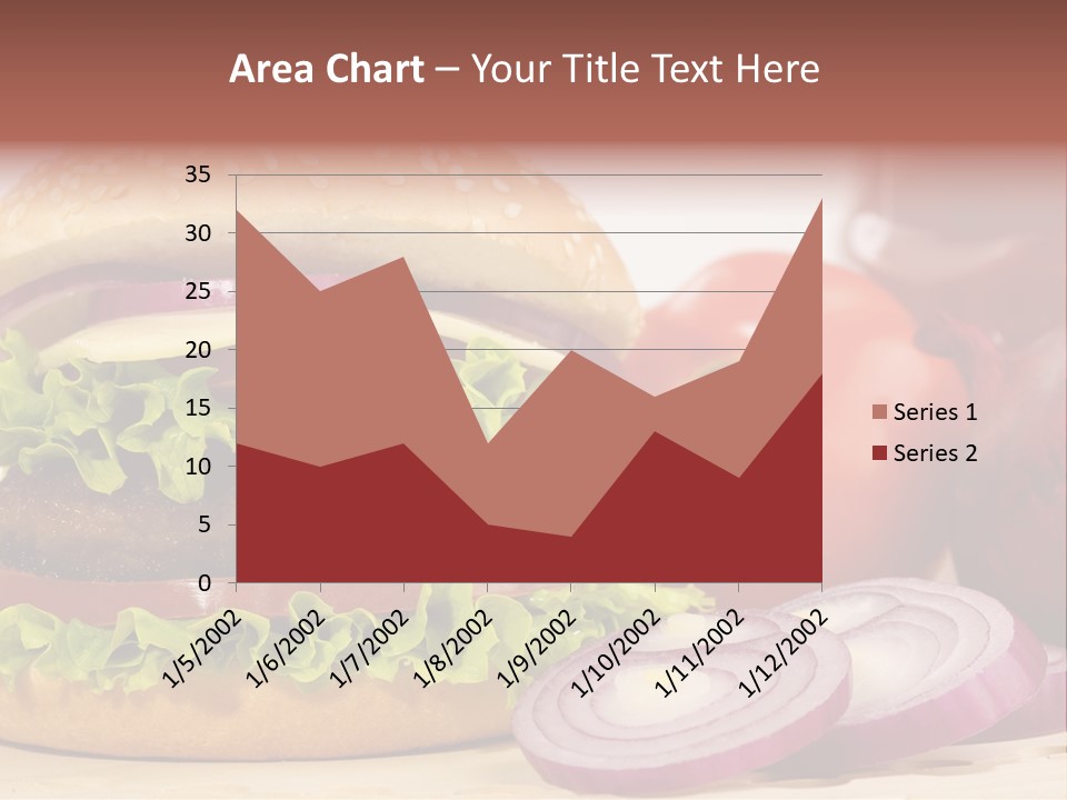 Hamburger Lettuce Broil PowerPoint Template