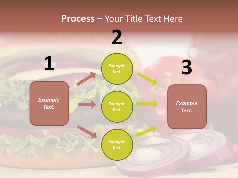 Hamburger Lettuce Broil PowerPoint Template