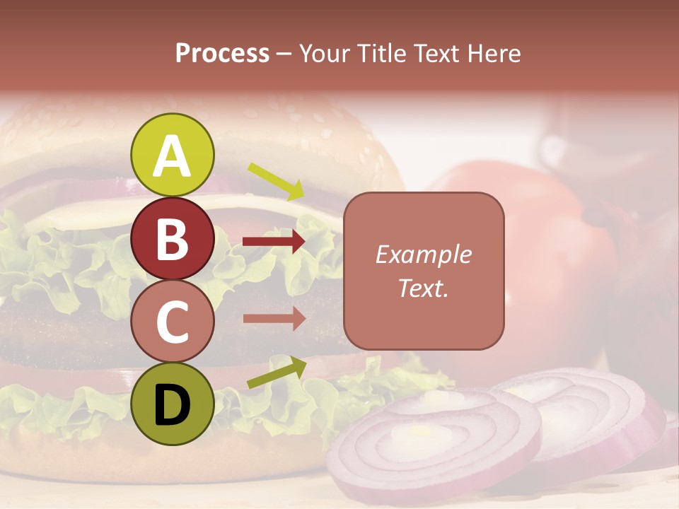 Hamburger Lettuce Broil PowerPoint Template