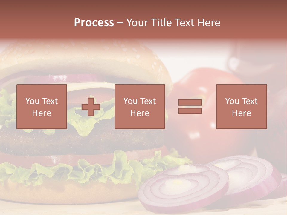 Hamburger Lettuce Broil PowerPoint Template