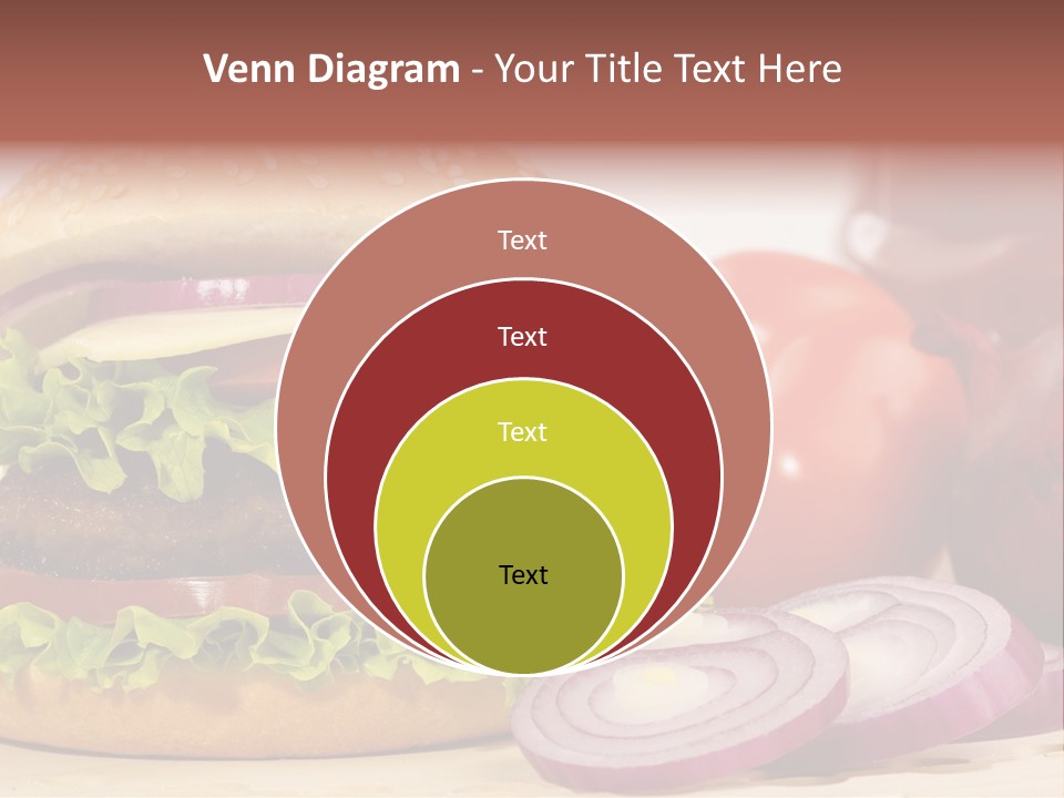 Hamburger Lettuce Broil PowerPoint Template