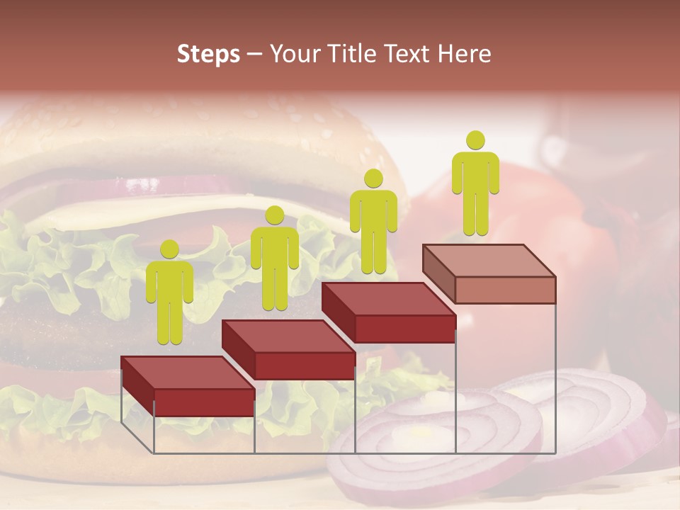 Hamburger Lettuce Broil PowerPoint Template