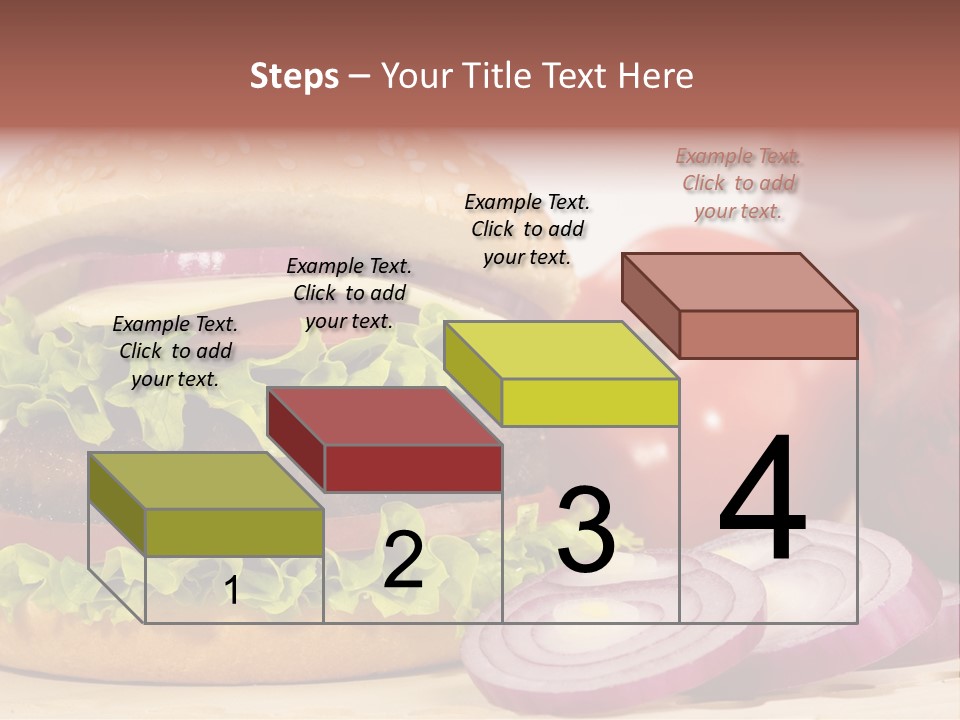 Hamburger Lettuce Broil PowerPoint Template