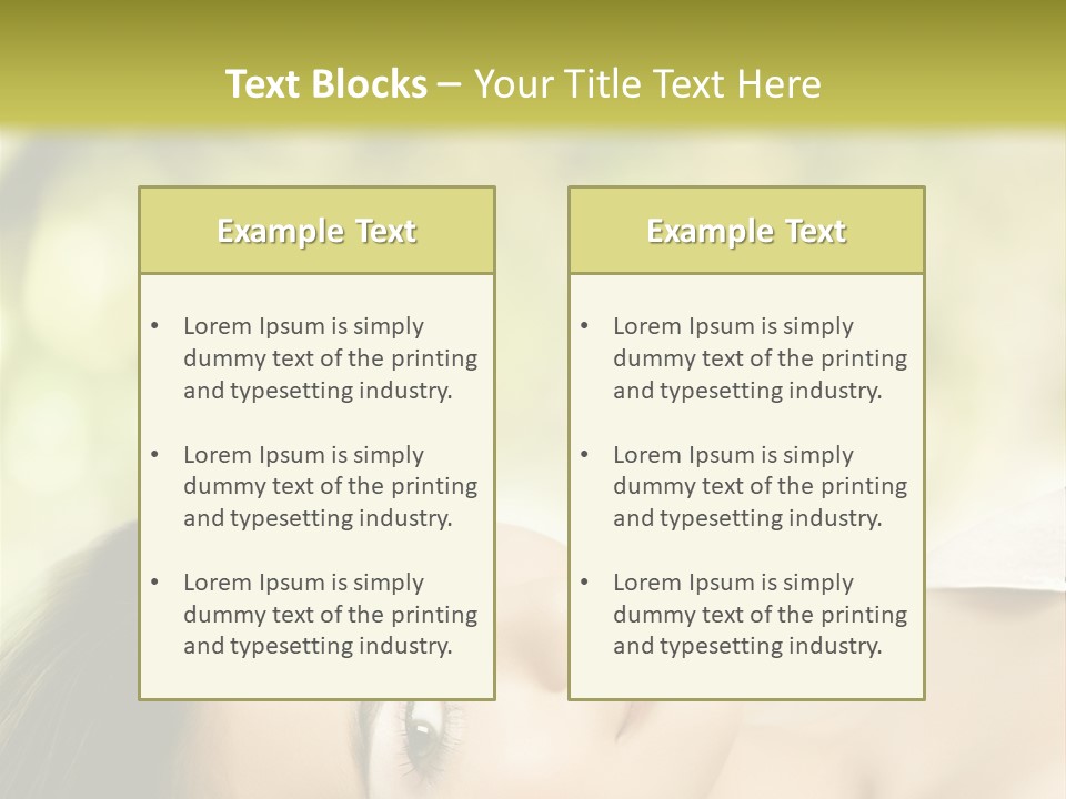Meal Bun Cheeseburger PowerPoint Template
