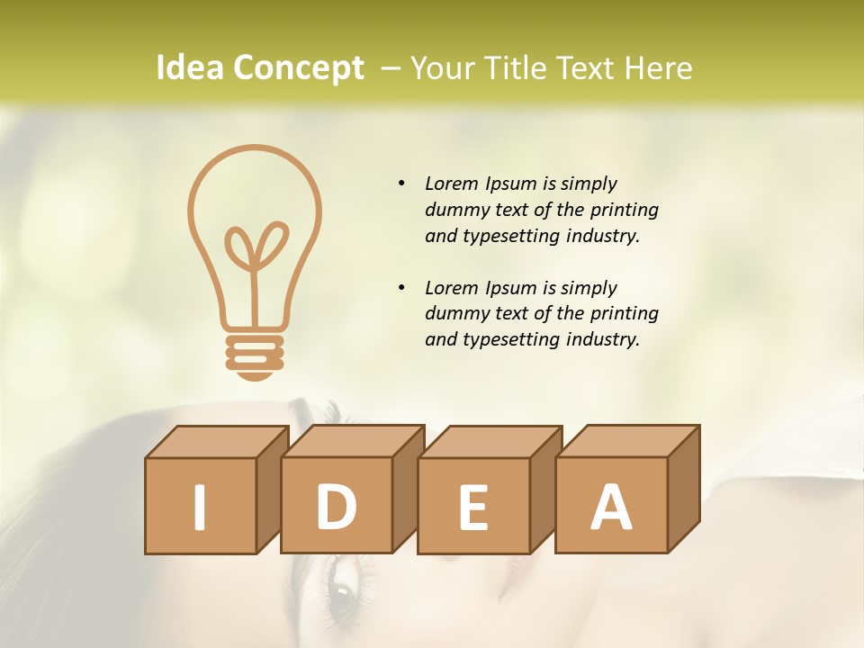 Meal Bun Cheeseburger PowerPoint Template