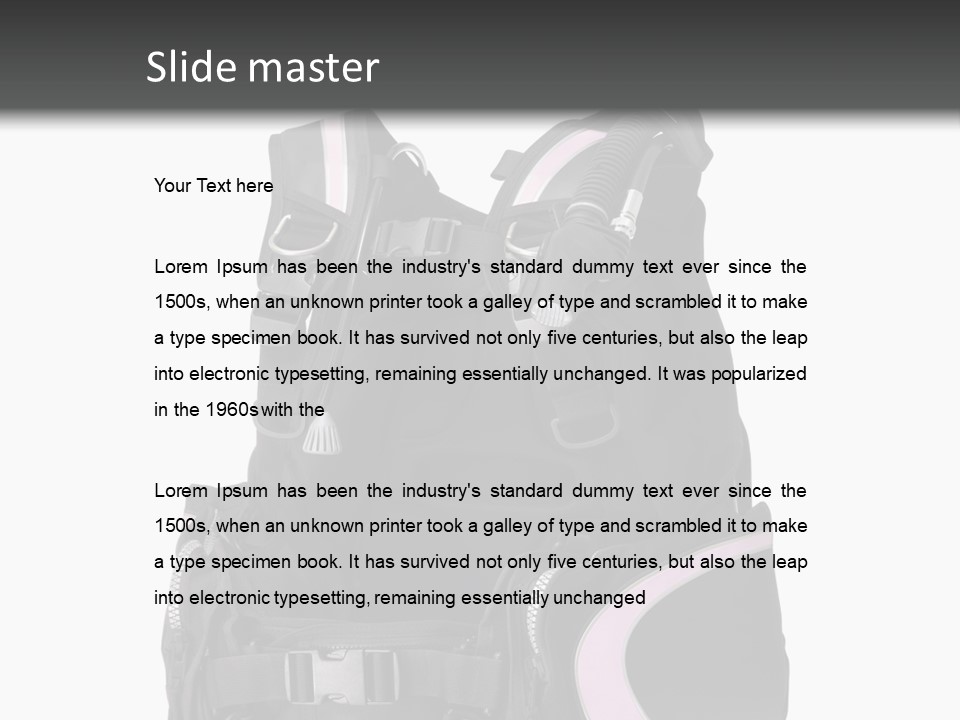 Exploration Deep Buoyancy PowerPoint Template