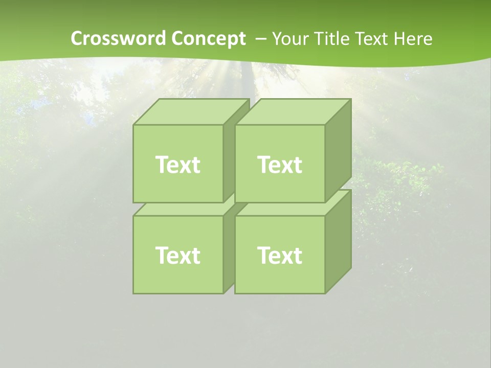 Bush Inspiration Sun PowerPoint Template