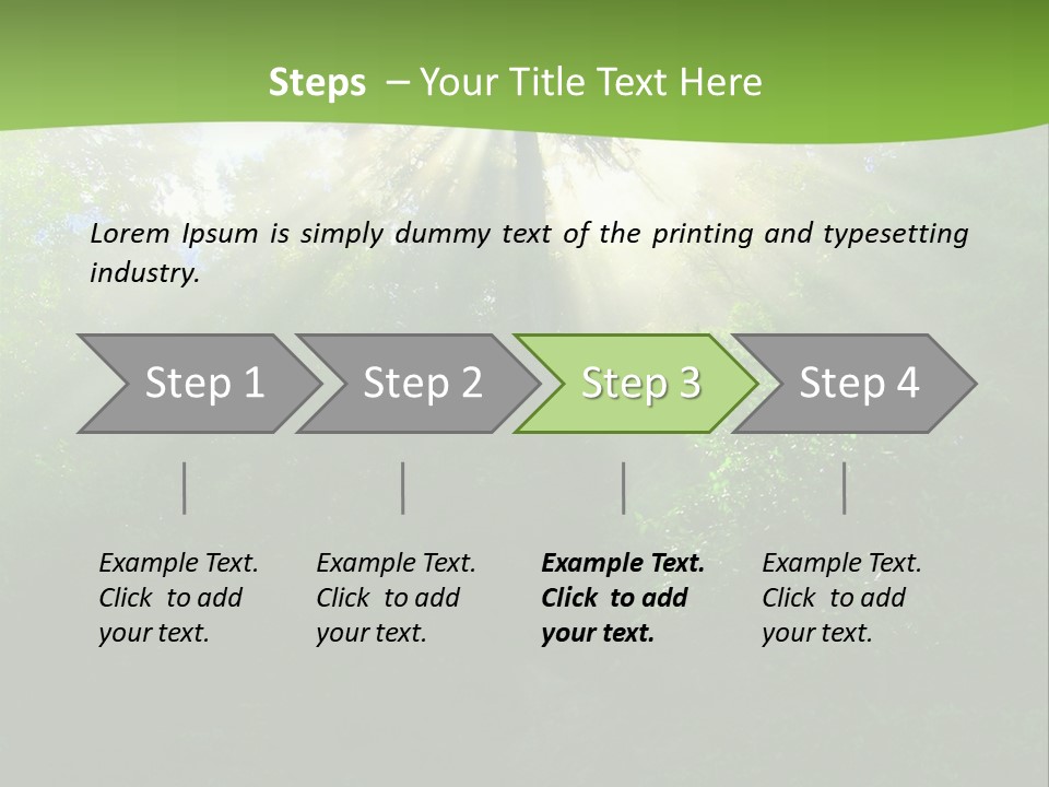 Bush Inspiration Sun PowerPoint Template