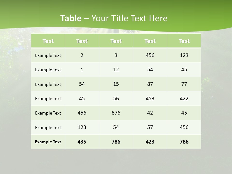 Bush Inspiration Sun PowerPoint Template