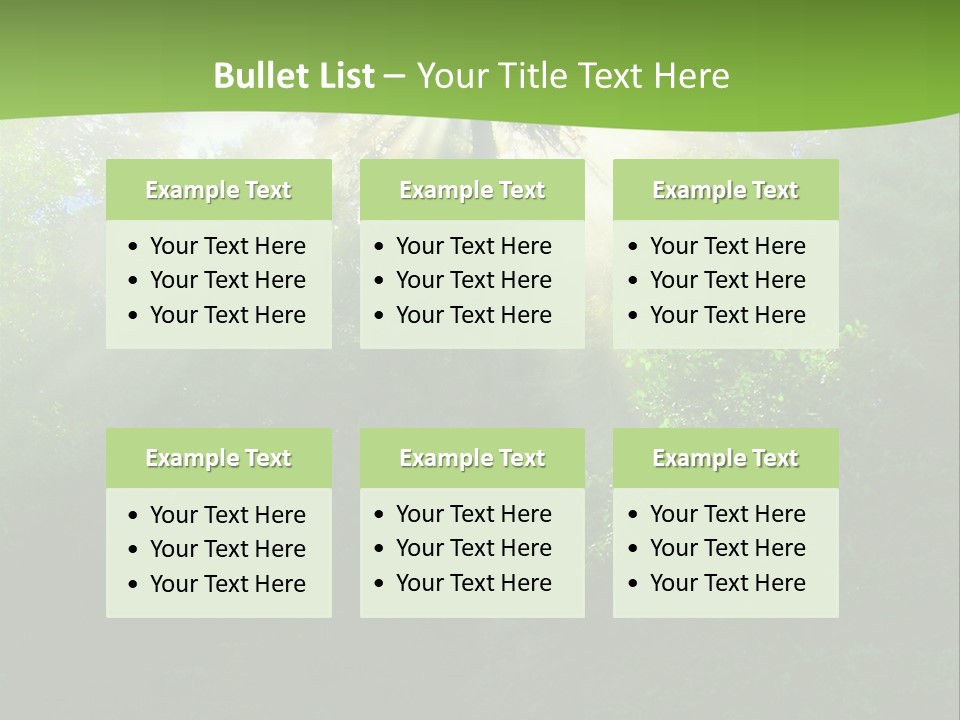 Bush Inspiration Sun PowerPoint Template