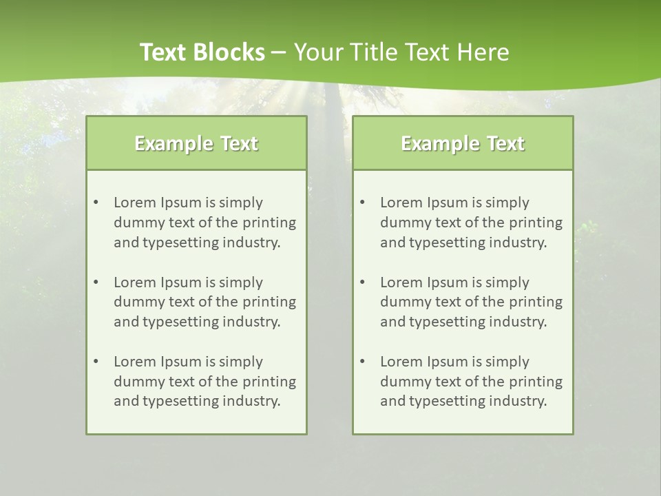 Bush Inspiration Sun PowerPoint Template