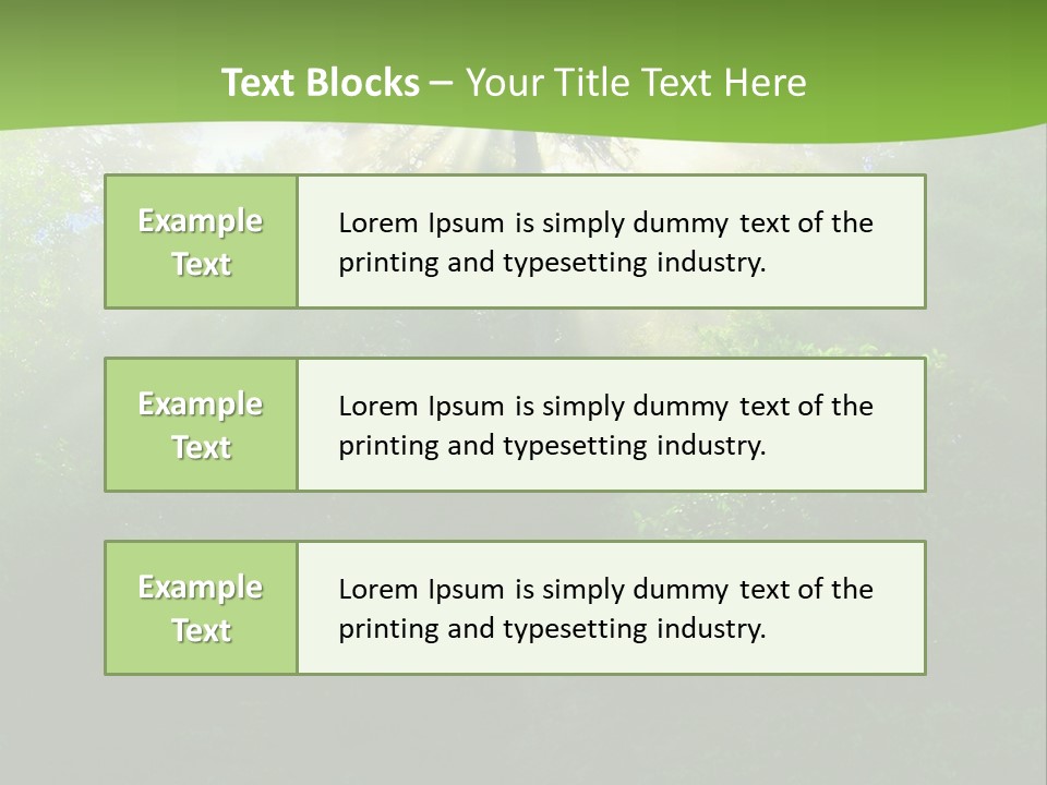 Bush Inspiration Sun PowerPoint Template