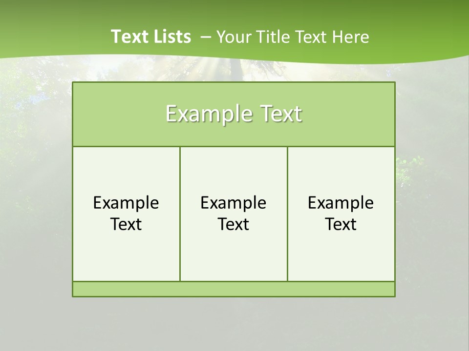 Bush Inspiration Sun PowerPoint Template