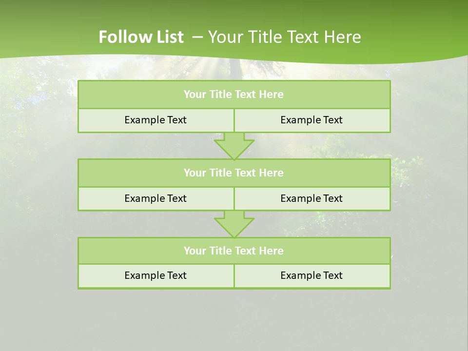 Bush Inspiration Sun PowerPoint Template