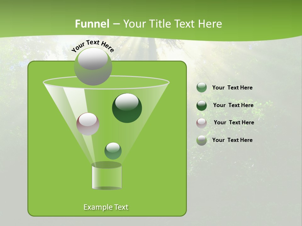 Bush Inspiration Sun PowerPoint Template