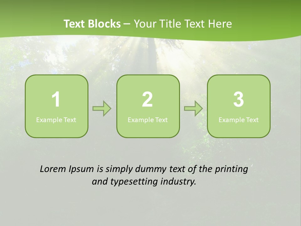 Bush Inspiration Sun PowerPoint Template