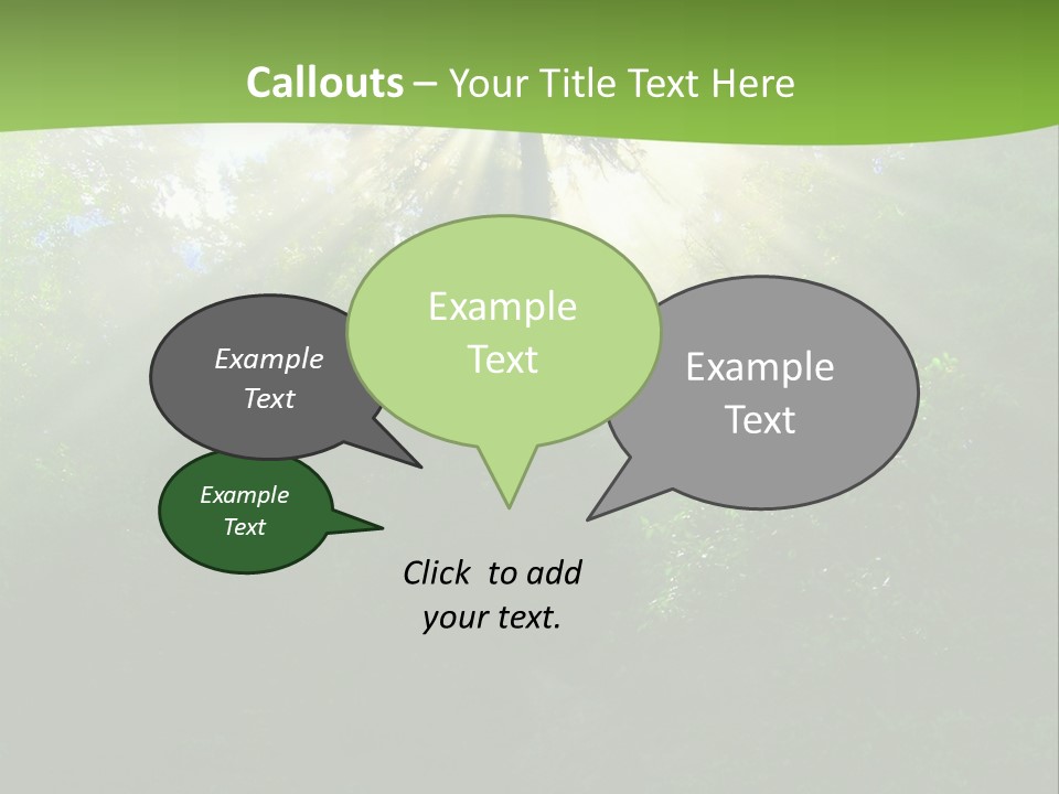 Bush Inspiration Sun PowerPoint Template