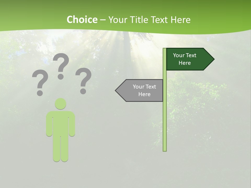 Bush Inspiration Sun PowerPoint Template