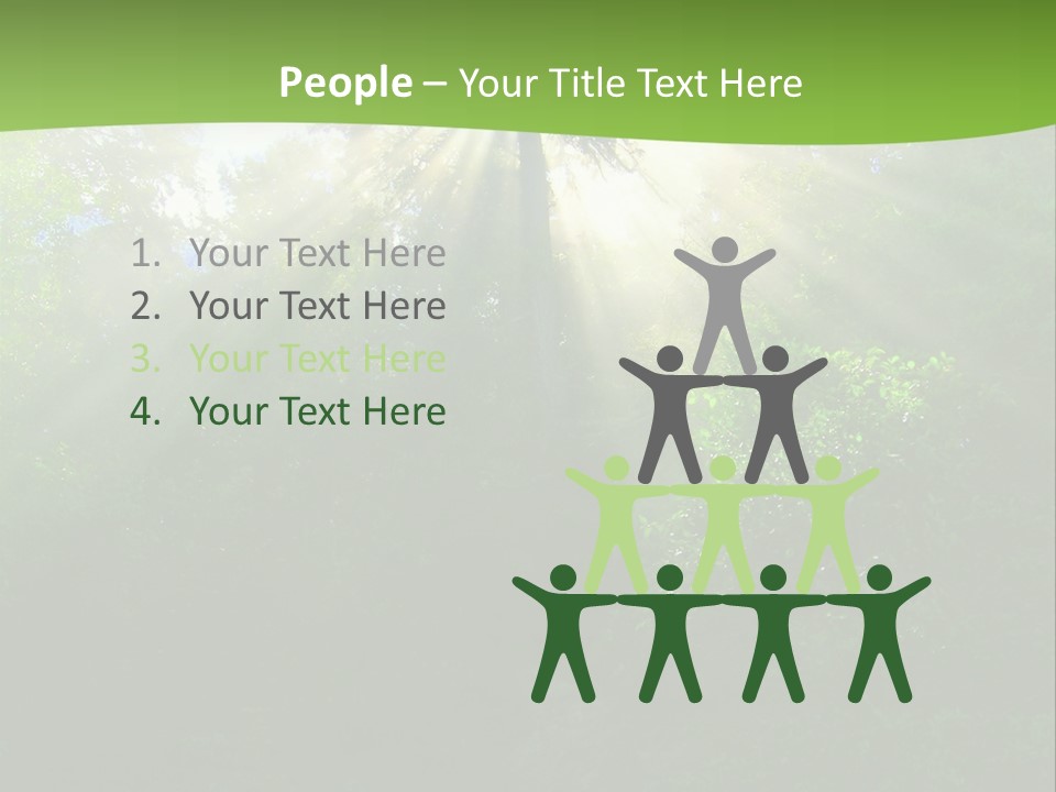 Bush Inspiration Sun PowerPoint Template