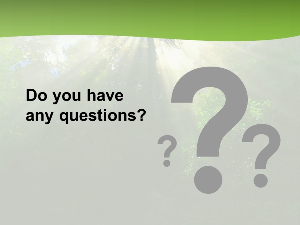 Bush Inspiration Sun PowerPoint Template