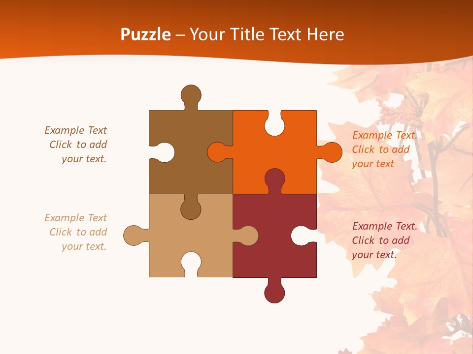 Display Decoration Food PowerPoint Template