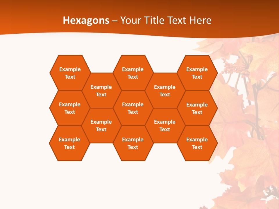 Display Decoration Food PowerPoint Template