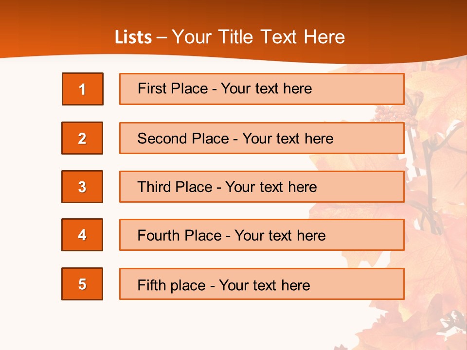 Display Decoration Food PowerPoint Template