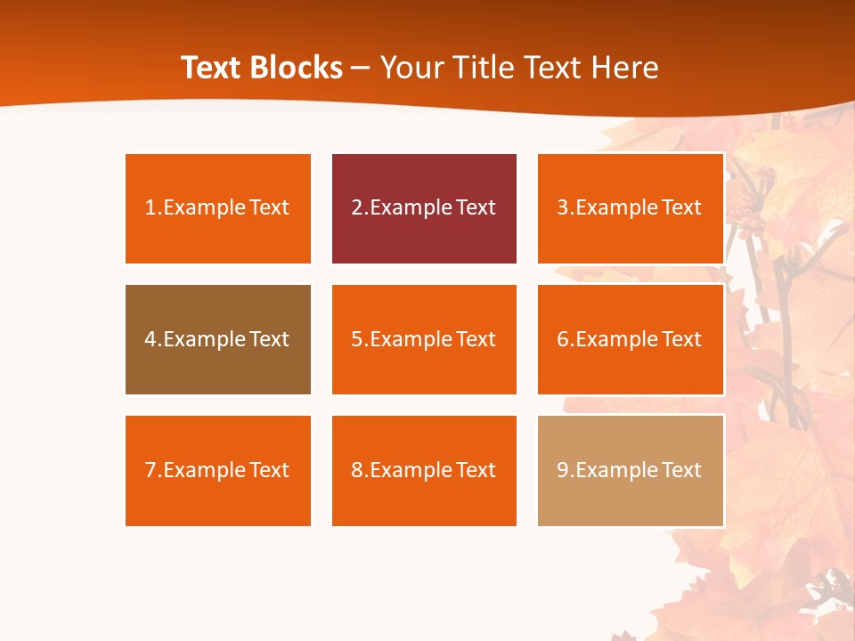 Display Decoration Food PowerPoint Template